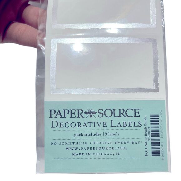 Decorative Silver Labels & Cardstock Bundle - Picture 2 of 6